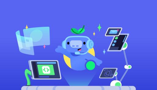 Discovery splash banner for Discord Developers Discord server