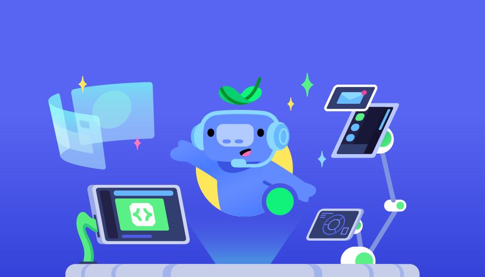 Discovery splash banner for Discord Developers Discord server