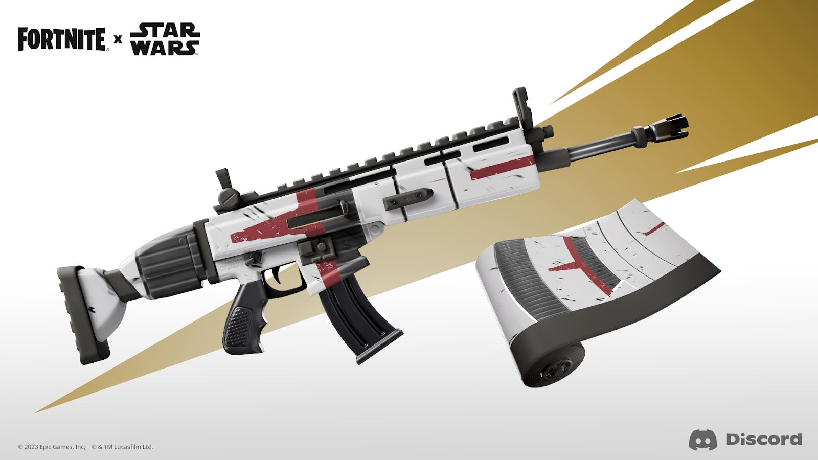 A preview image of the Coruscant's Pride Wrap from Fortnite.