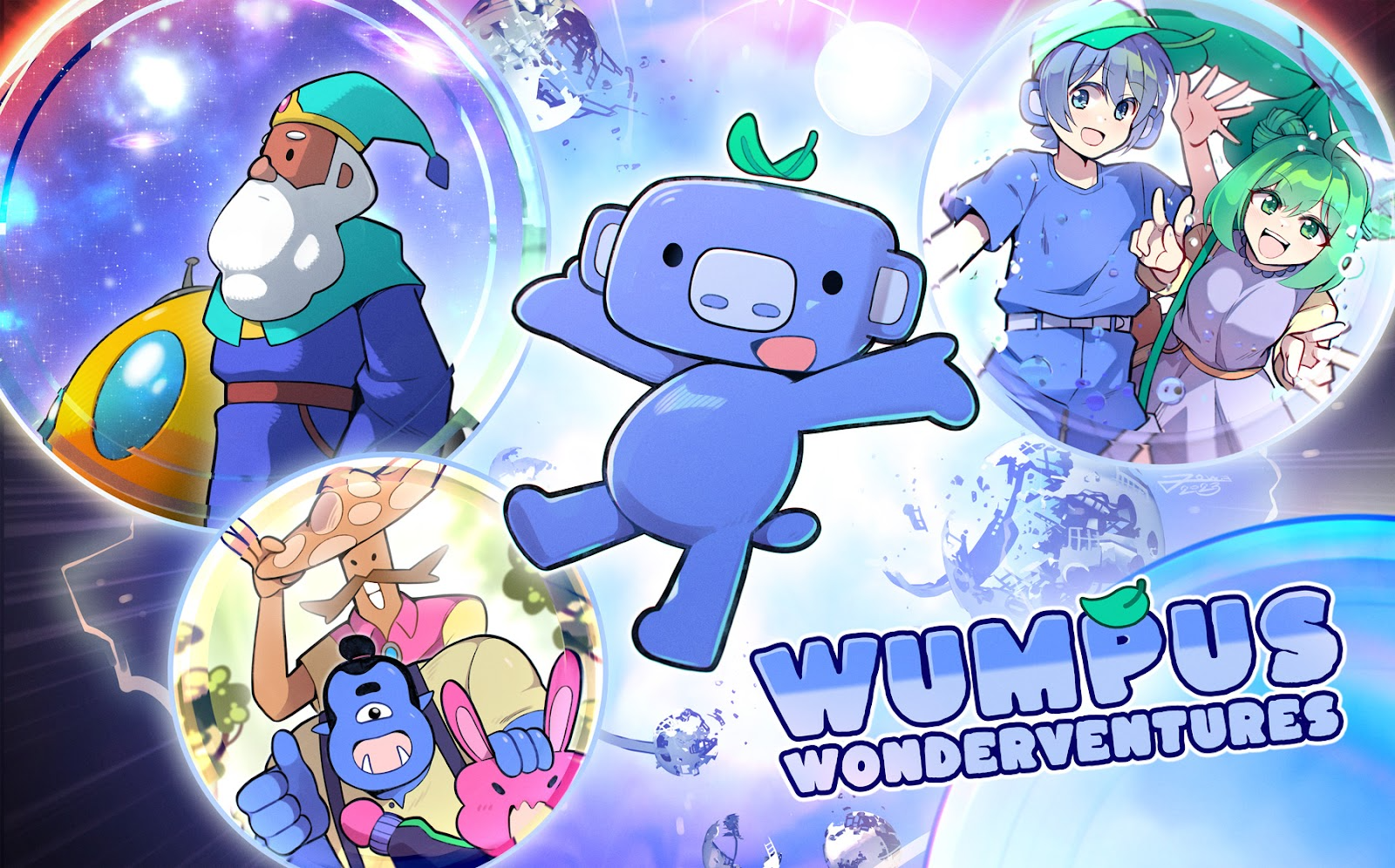 Key artwork for the Wumpus Wonderventure comic series.